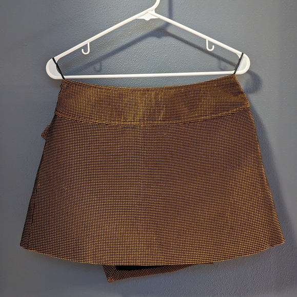 NWT John Galliano bronze shiny wrap skirt - Picture 3 of 7